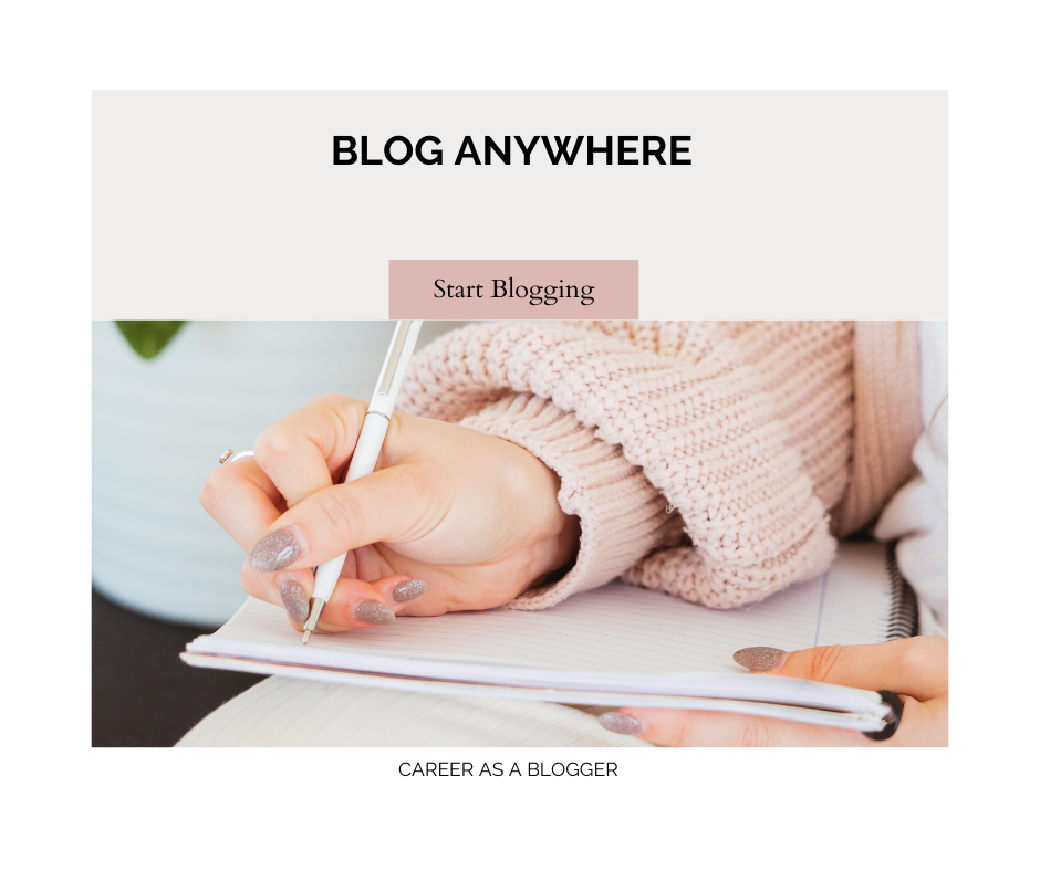 career as a blogger