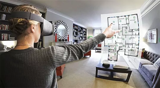 What are the benefits of using AR and VR in real estate